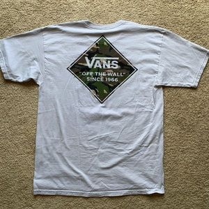 Vans large camo t shirt
